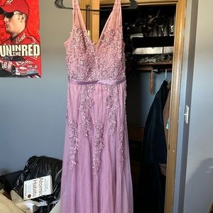 Pink prom dress